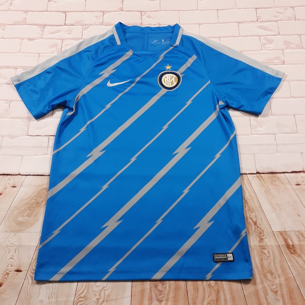 Inter Milano Football Soccer Jersey Mens Medium Blue‎ Authentic Futbol
